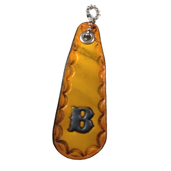 Leather Initial B Cowboy Western - Picture 1 of 2